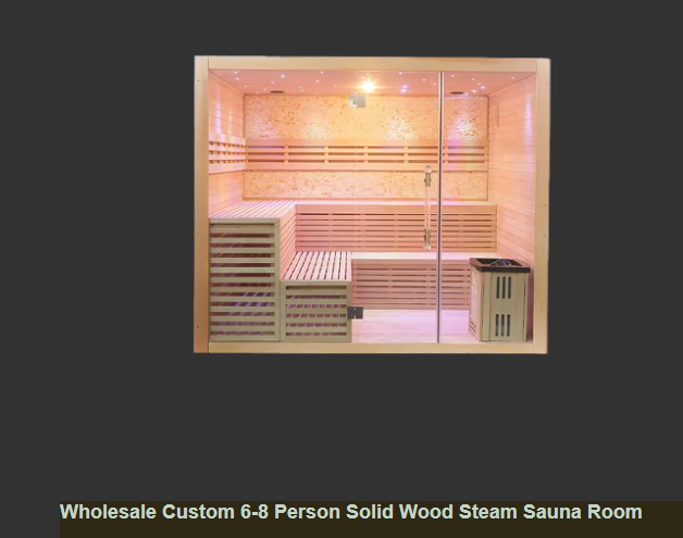 Grand sauna, 6–8-person configuration
